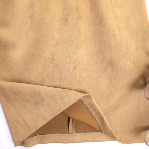 Ann Klein Elegant Tan Dress Sze 8 - Picture 4 of 11